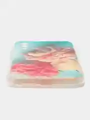 Конфетный силиконовый чехол на Xiaomi Redmi 9T / Редми 9Т прозрачный, с рисунком, защита камеры