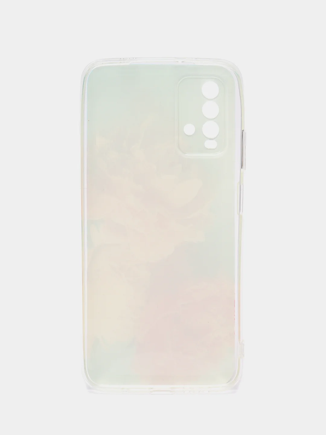 Конфетный силиконовый чехол на Xiaomi Redmi 9T / Редми 9Т прозрачный, с рисунком, защита камеры