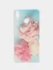 Конфетный силиконовый чехол на Honor 8X / Хонор 8Х прозрачный, с рисунком, защита камеры