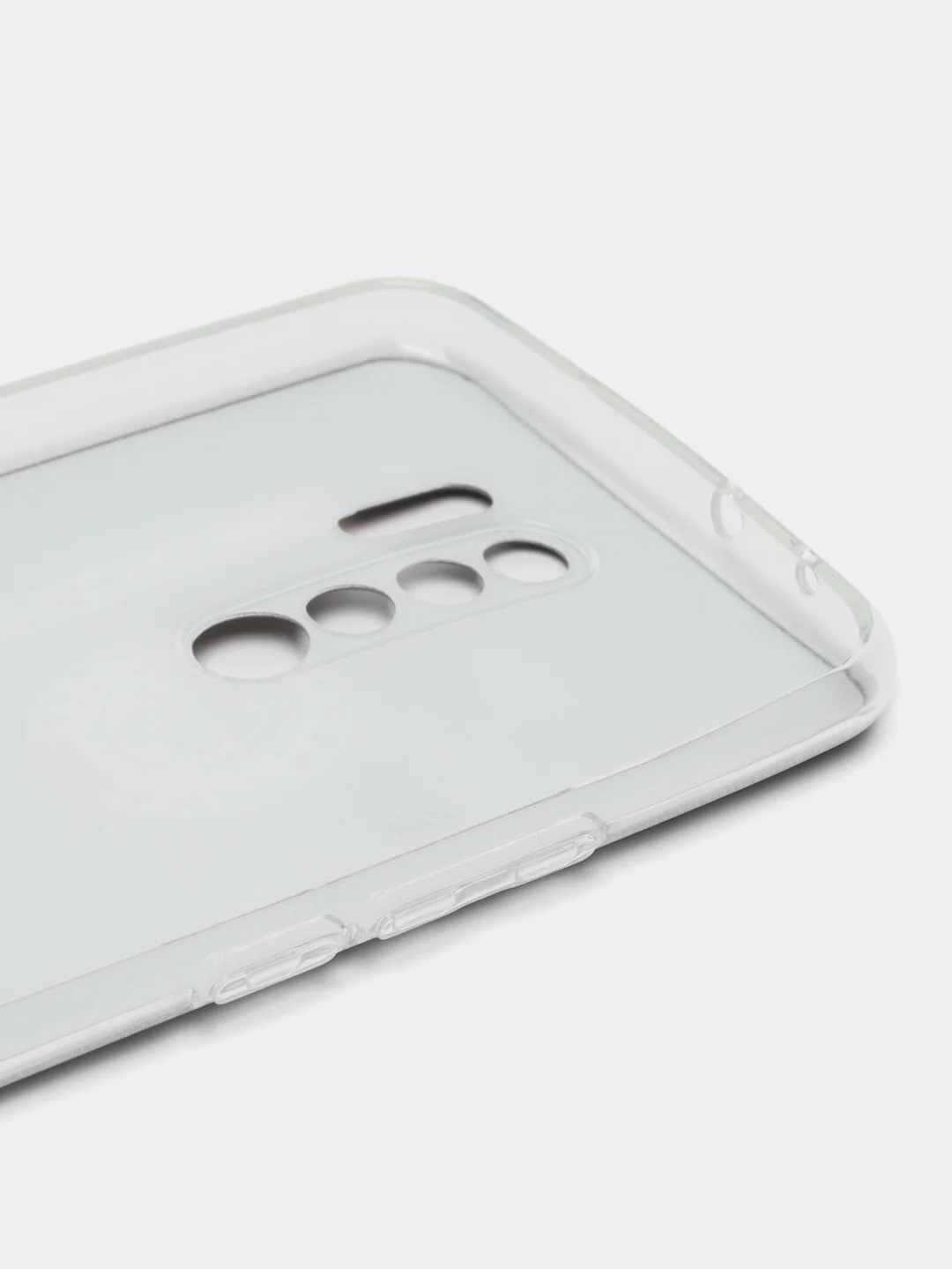 Хром силиконовый чехол на Xiaomi Redmi 9 / Сяоми Редми 9 прозрачный, с рисунком, защита камеры