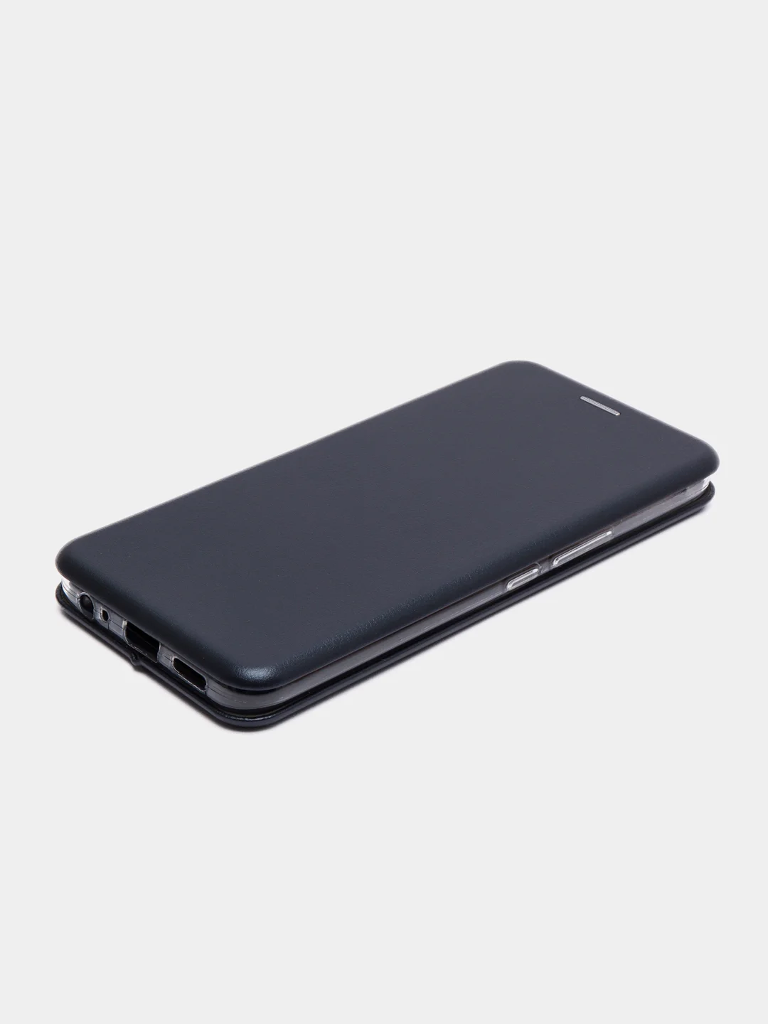 Темно-синий чехол-книжка для Tecno Spark 8C / Spark Go 2022 (Техно Спарк 8С / Спарк Го 2022)