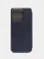 Темно-синий чехол-книжка для Tecno Spark 8C / Spark Go 2022 (Техно Спарк 8С / Спарк Го 2022)