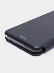 Темно-синий чехол-книжка для Tecno Spark 8C / Spark Go 2022 (Техно Спарк 8С / Спарк Го 2022)