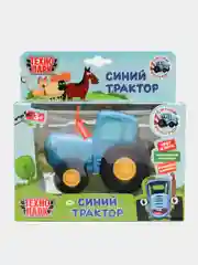 Металлическая инерционная модель "Синий трактор" (световые и звуковые эффекты) 11 см