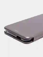 Серебряный чехол-книжка Huawei P Smart Z/Honor 9X/Honor 9X Premium (Хонор 9Х, П Смарт З)
