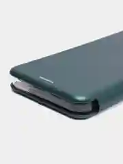Зеленый чехол-книжка для Realme C33, NARZO 50i Prime (Реалми С33, Нарзо 50 ай прайм)