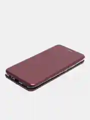Багровый чехол-книжка Huawei P Smart Z/Honor 9X/Honor 9X Premium (Хонор 9Х, П Смарт З)