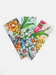 Бирюзовый полотенце вафельное кухонное  набор 3 шт., для кухни,ванны, лица и рук, детям, салфетка