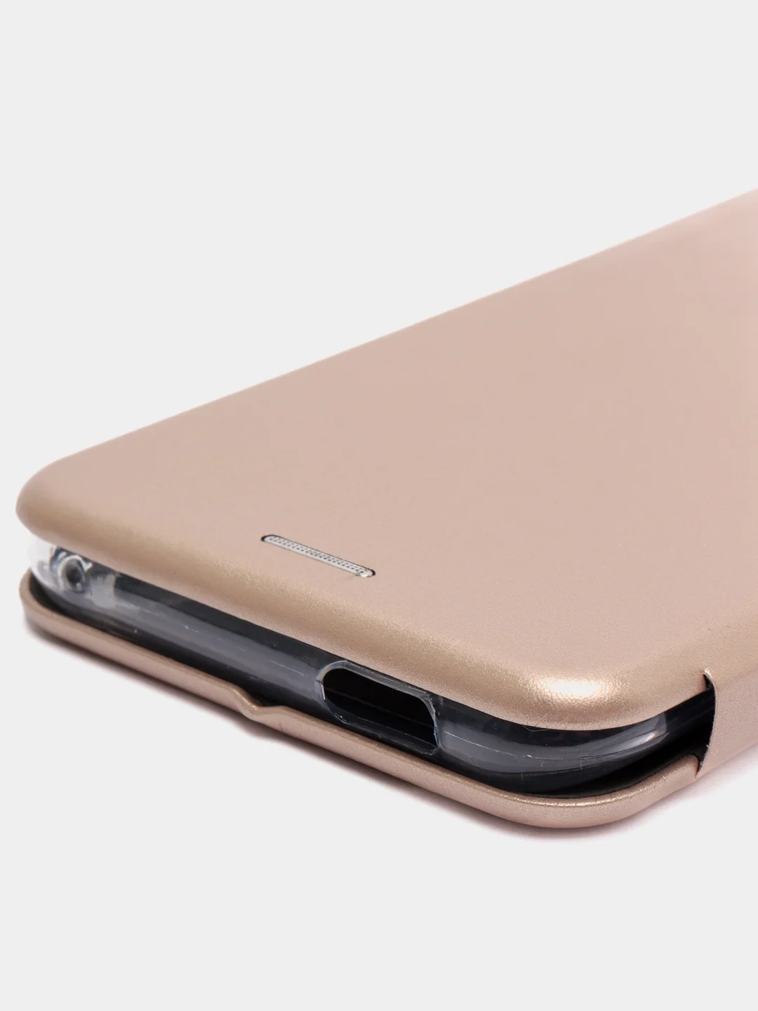 Золотой чехол-книжка Huawei P Smart Z/Honor 9X/Honor 9X Premium (Хонор 9Х, П Смарт З)