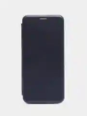 Темно-синий чехол-книжка для Realme C33, NARZO 50i Prime (Реалми С33, Нарзо 50 ай прайм)