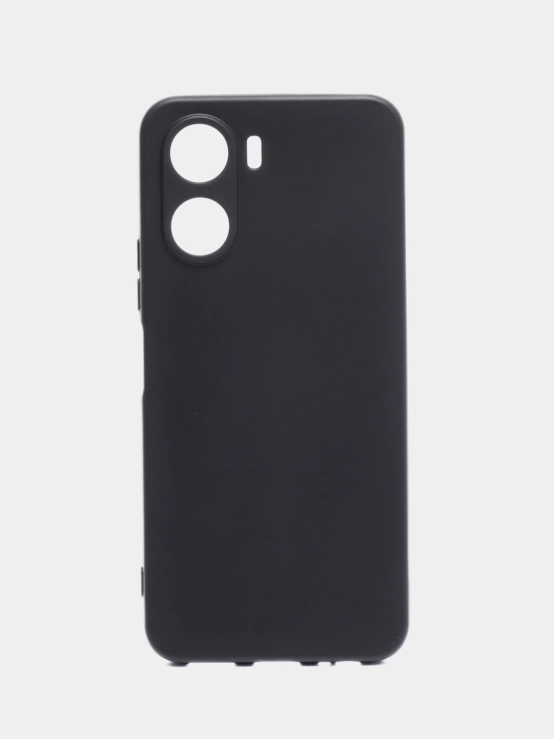 Черный чехол для Vivo Y16, черный, силиконовый