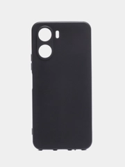 Чехол для Vivo Y16, черный, силиконовый
