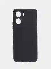 Черный чехол для Vivo Y16, черный, силиконовый