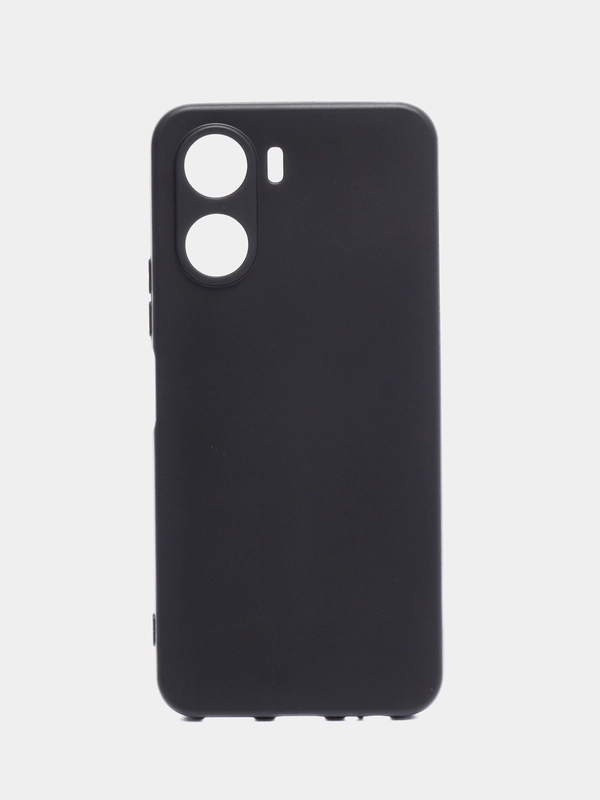 Чехол для Vivo Y16, черный, силиконовый