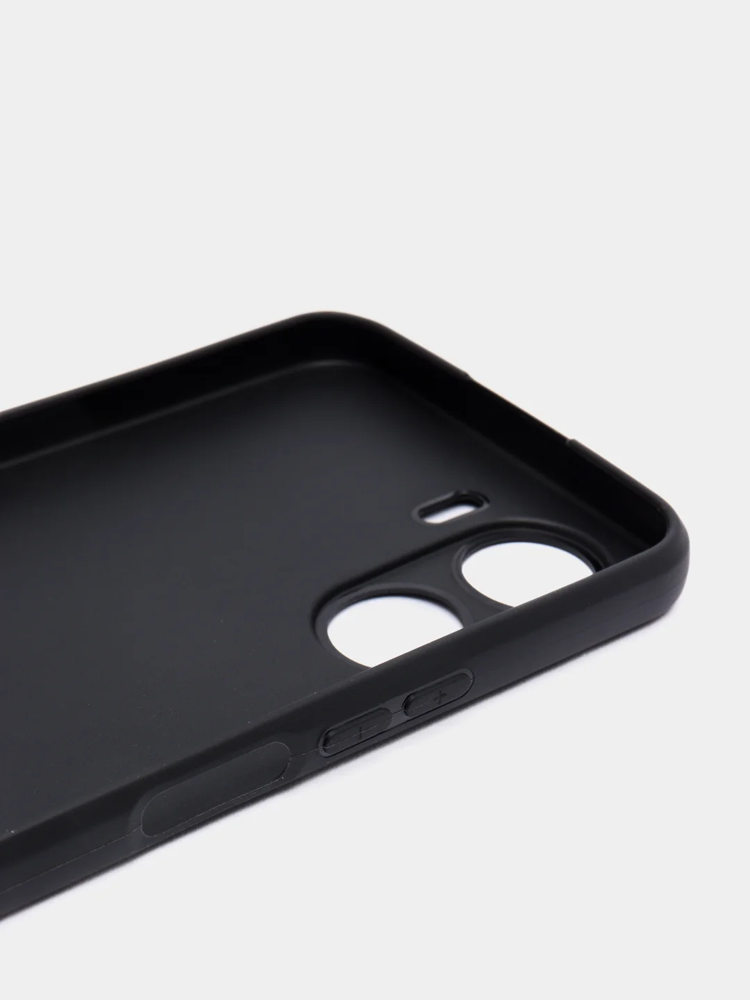 Черный чехол для Vivo Y16, черный, силиконовый