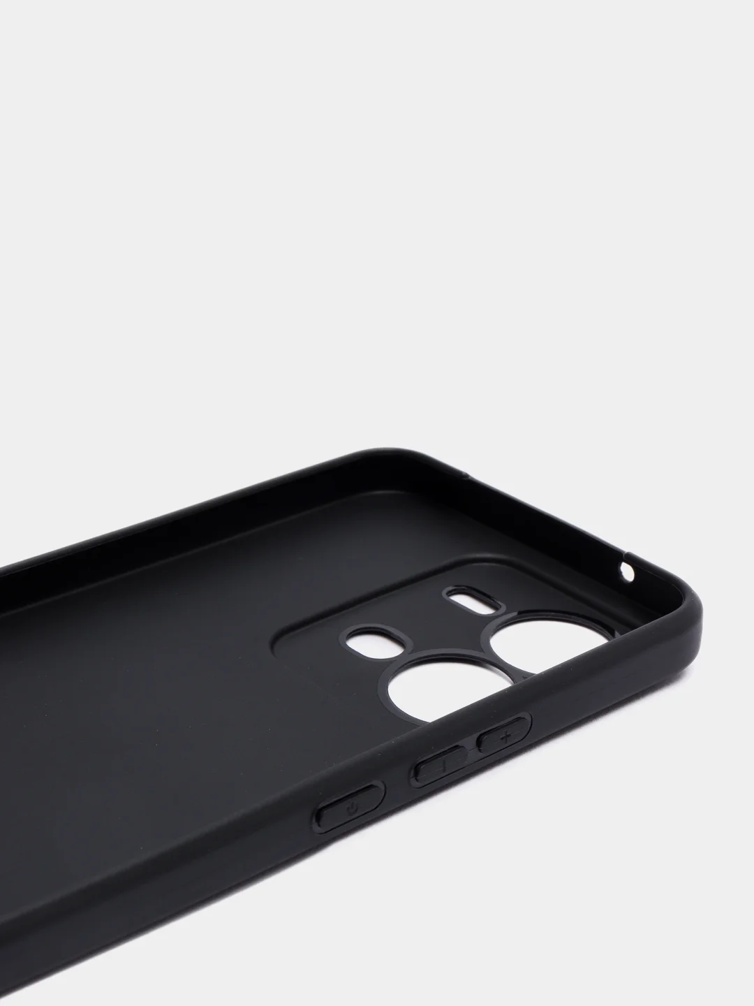 Черный чехол для Vivo V25 / V25E, черный, силиконовый