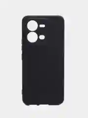 Черный чехол для Vivo V25 / V25E, черный, силиконовый