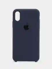 Темно-синий чехол Silicone Case ( Чехол силиконовый ) для iPhone X