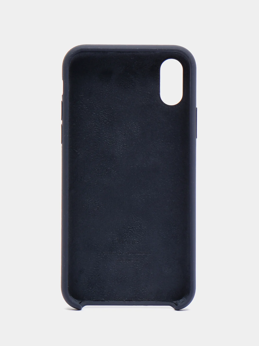 Темно-синий чехол Silicone Case ( Чехол силиконовый ) для iPhone X