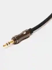 Коричневый аудио кабель AUX тюльпаны 3.5 мм RCA 2 (папа) - 3.5 Jack (папа), от 1м и до 20м