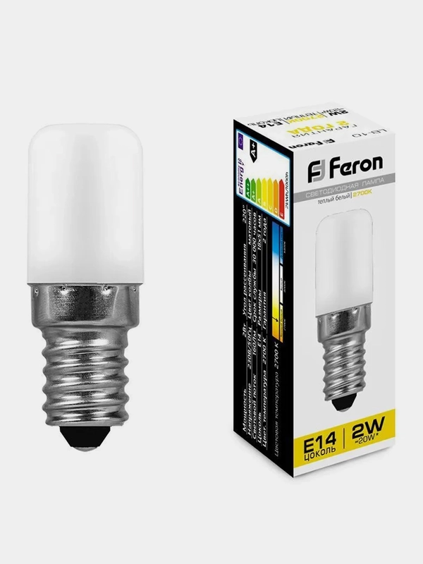 Лампа светодиодная, (2W) 230V E14 2700K для холодильника, LB-10