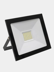 Прожектор светодиодный, 2835 SMD, 50W 4000K AC220V/50Hz IP65, черный, 55077
