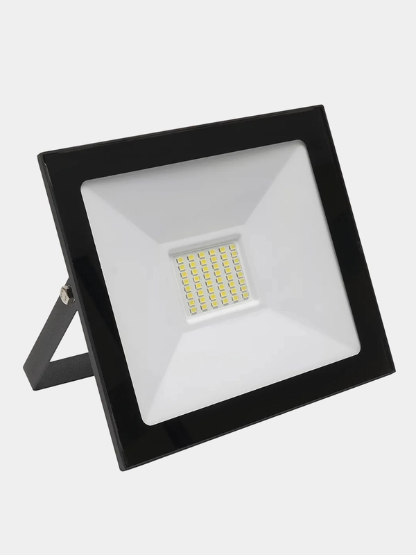 Прожектор светодиодный, 2835 SMD, 50W 4000K AC220V/50Hz IP65, черный, 55077
