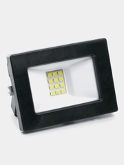 Прожектор светодиодный 2835SMD, 10W 4000K  AC220V/50Hz IP65, черный, 55074