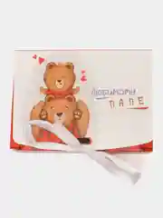 Багровый коробка складная, подарочная, семейная