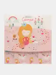 Пастельно-коралловый коробка складная, подарочная, семейная