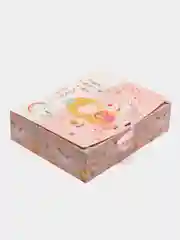 Пастельно-коралловый коробка складная, подарочная, семейная
