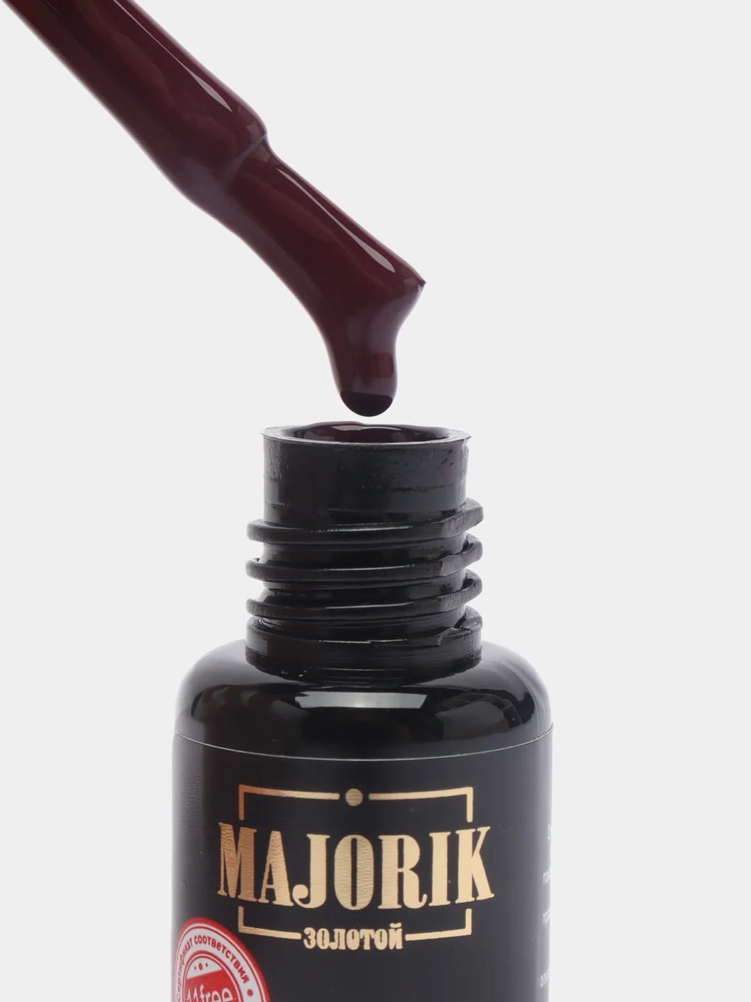 Бордовый гель-лак для ногтей Majorik Coler 06, 8 г
