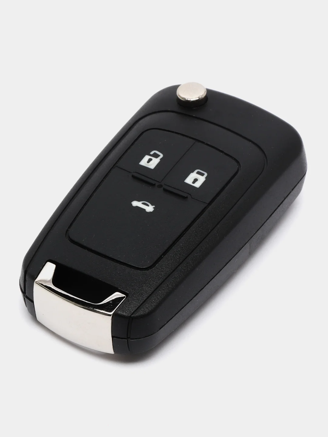 Черный ключ Chevrolet Шевроле Корпус выкидного ключа Круз Авео 2 3 4 5 кнопки Cruze Aveo Cobalt