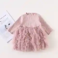Платье, ярусное, нарядное
