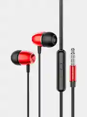 Алый наушники с микрофоном Borofone с разъёмом 3.5 Jack