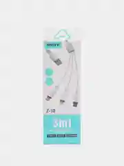 Кабель для зарядки Type-c, Micro USB, Lightning USB, 3 в 1