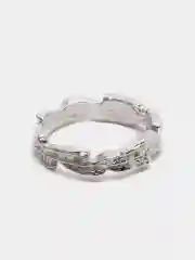 Серебряный набор колец на фаланги, с цепочкой , 6 штук