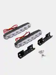 Дневные ходовые огни NEW GALAXY, LED, белый, 155 мм, 12V, 2 штуки
