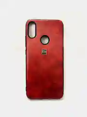 Красный чехол для Xiaomi Note 7, со вставкой под кожу