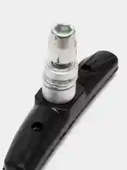 Колодки тормозные на велосипед, под V-brake, c резьбой и гайками, синие, 2 штуки