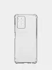 Чехол Infinix Note 10 Pro прозрачный силиконовый противоударный с защитой камеры
