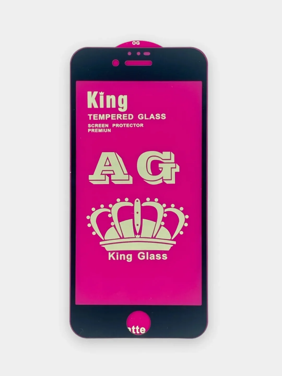 Защитное матовое стекло AG на iPhone 6, 6s, 7, 8 Plus, XR, 11, 12, 13, 14 Pro Max