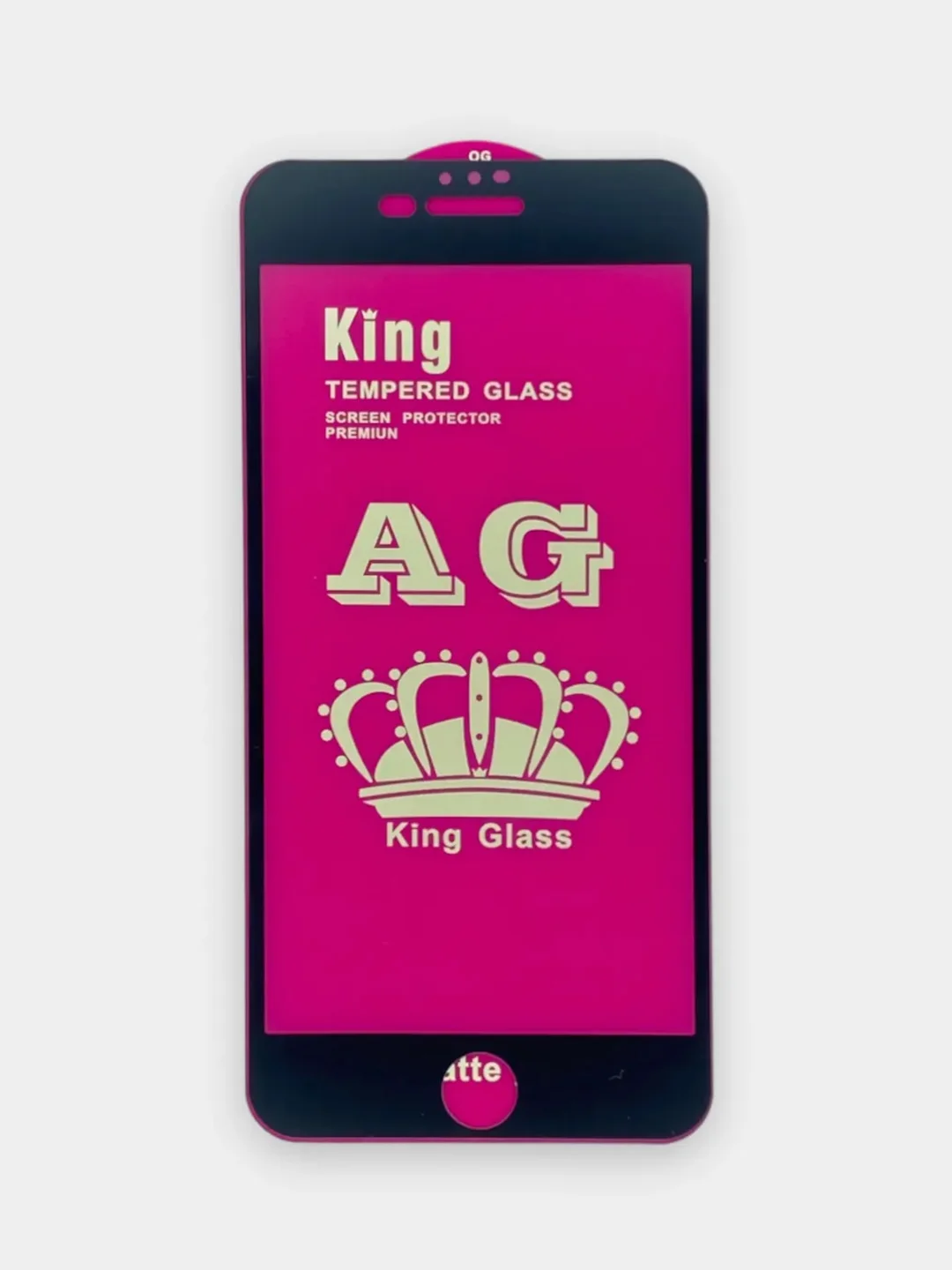 Защитное матовое стекло AG на iPhone 6, 6s, 7, 8 Plus, XR, 11, 12, 13, 14 Pro Max