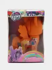 Оранжевый фигурка "Единорог", с расческой