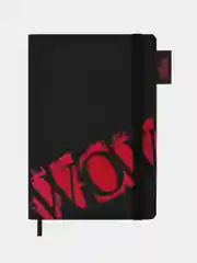 Записная книга на резинке, А5, 96 л. Кожзам