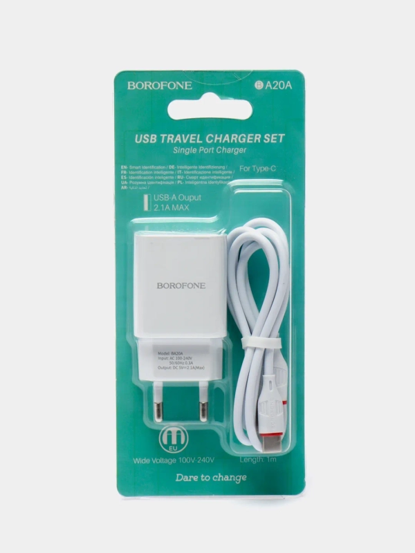 Зарядное устройство быстрая зарядка Type-C, Micro на Samsung, Honor, Huawei, Xiaomi 3A 22W