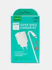 Зарядное устройство быстрая зарядка Type-C, Micro на Samsung, Honor, Huawei, Xiaomi 3A 22W