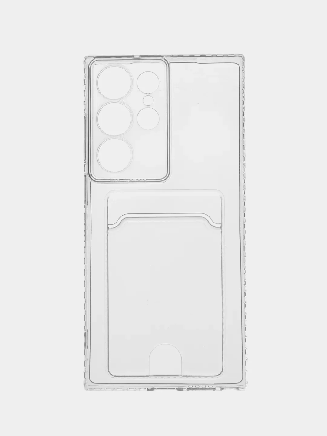 Прозрачный чехол для Samsung Galaxy S23 Ultra (Самсунг Галакси С23 Ультра), силиконовый прозрачный