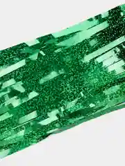 Тёмно-зелёный занавес Дождик для фотозоны с голографией
