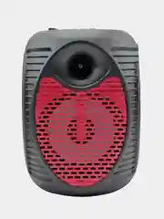 Красный беспроводная портативная Bluetooth колонка ZQS-1420 с подсветкой